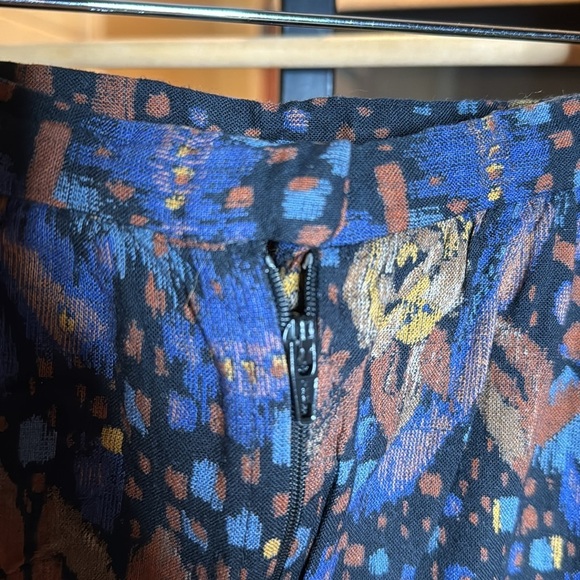 Vintage Tica Floral Midi Skirt Size 6 but fits Size 2 better - Picture 4 of 9